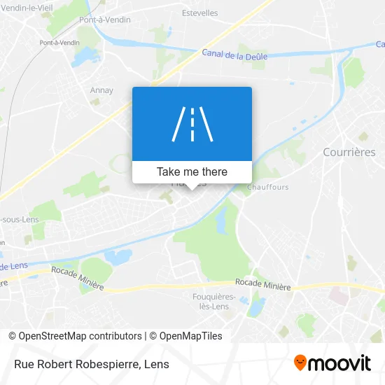 Mapa Rue Robert Robespierre