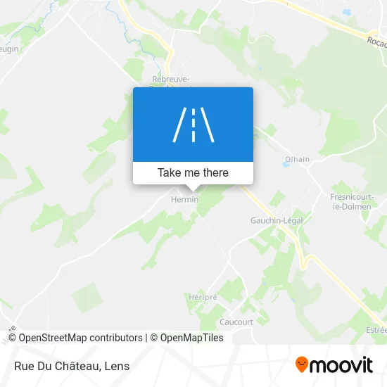 Mapa Rue Du Château