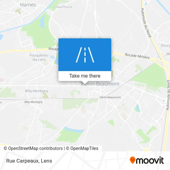 Rue Carpeaux map