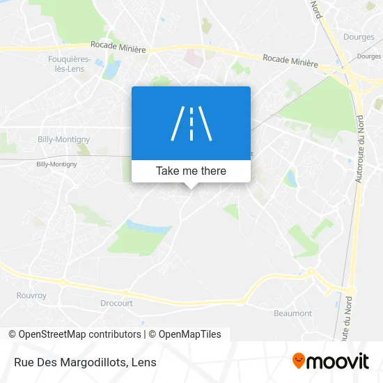 Rue Des Margodillots map