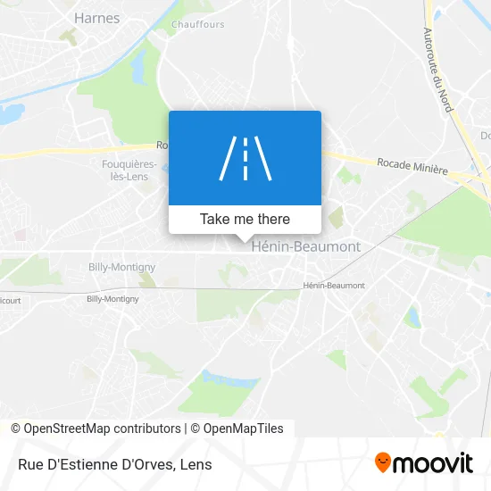 Rue D'Estienne D'Orves map