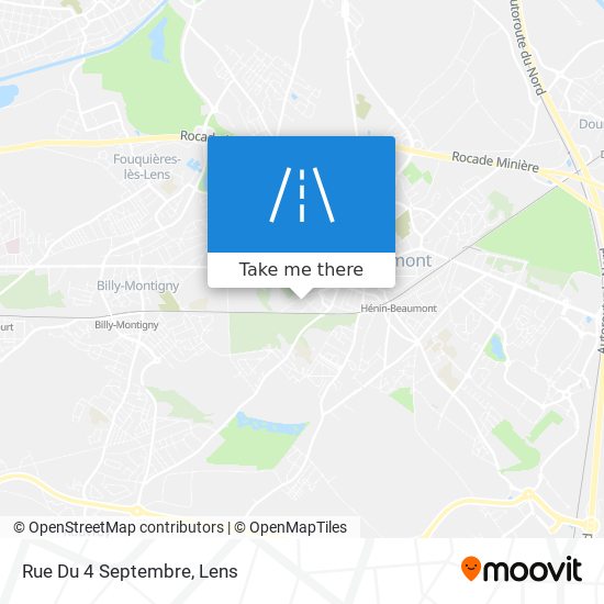 Mapa Rue Du 4 Septembre