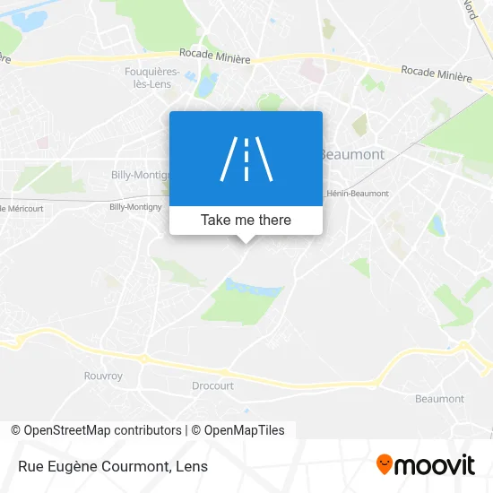 Rue Eugène Courmont map