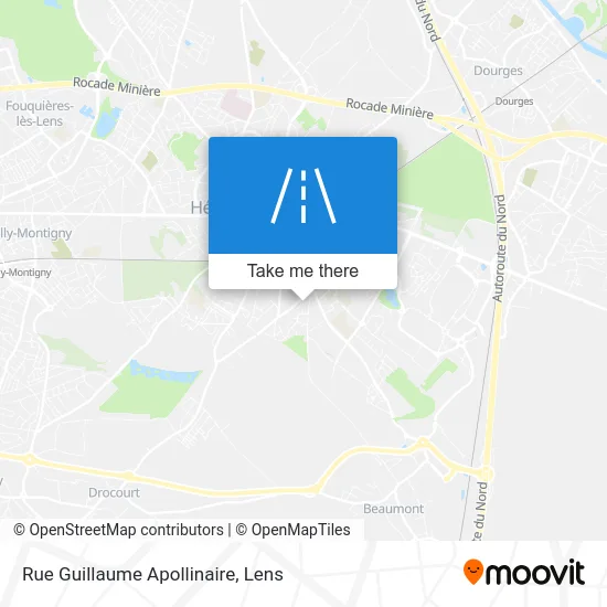 Rue Guillaume Apollinaire map