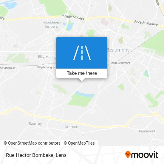 Rue Hector Bombeke map