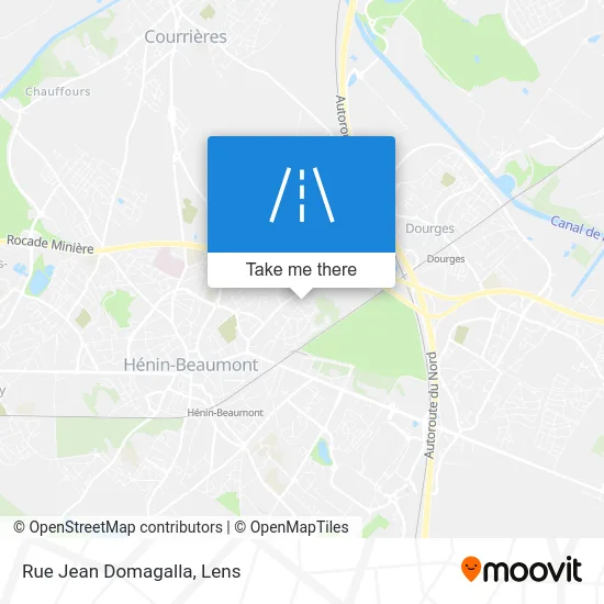 Rue Jean Domagalla map