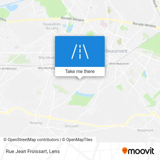 Rue Jean Froissart map