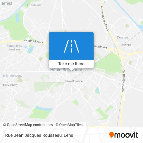 Rue Jean Jacques Rousseau map