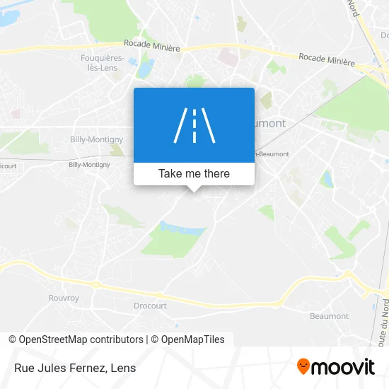 Rue Jules Fernez map