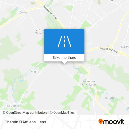 Chemin D'Amiens map