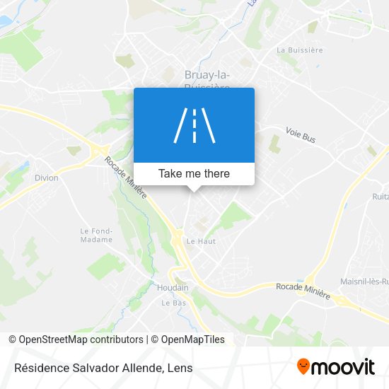 Résidence Salvador Allende map