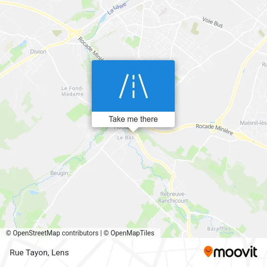Rue Tayon map