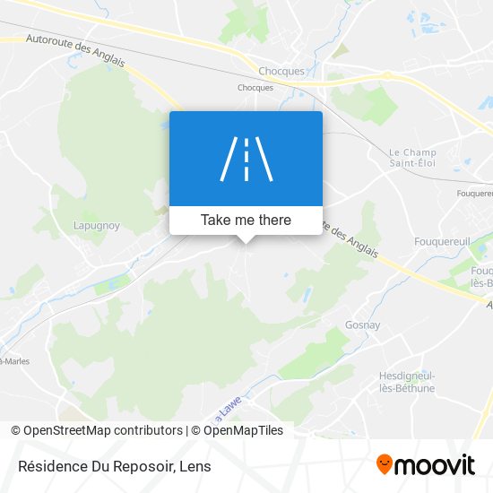 Résidence Du Reposoir map