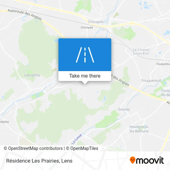 Résidence Les Prairies map