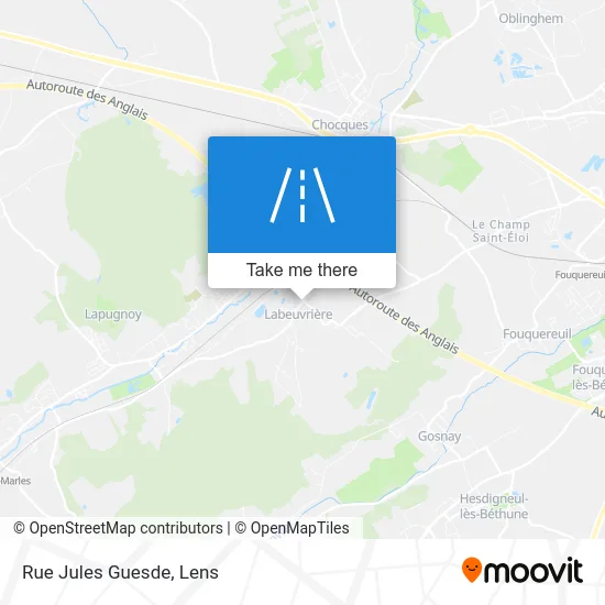 Rue Jules Guesde map