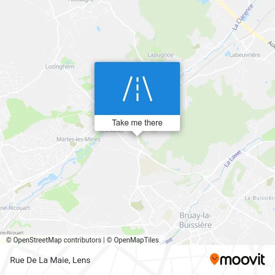 Rue De La Maie map
