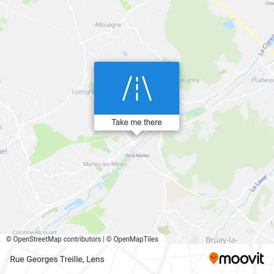 Rue Georges Treille map