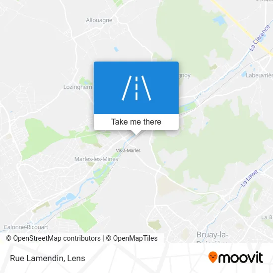 Rue Lamendin map