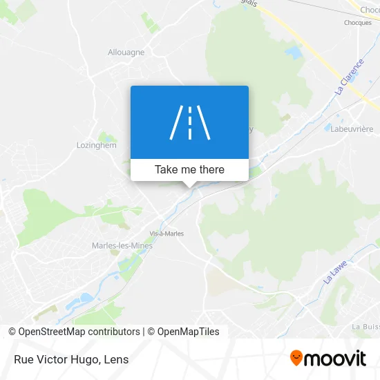 Mapa Rue Victor Hugo