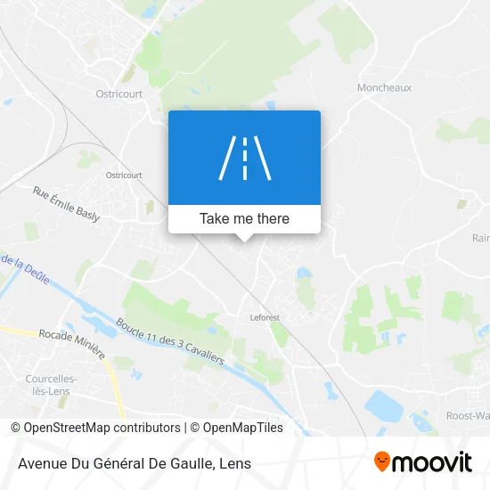 Avenue Du Général De Gaulle map