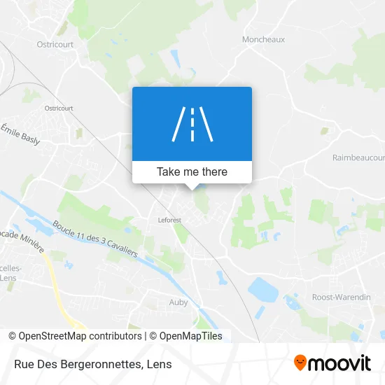 Rue Des Bergeronnettes map