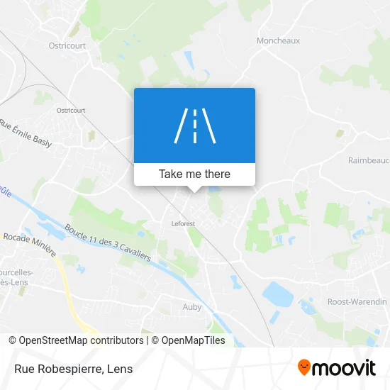 Mapa Rue Robespierre