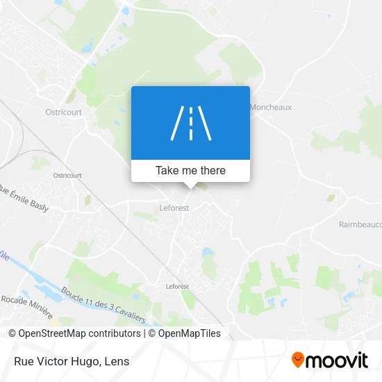 Rue Victor Hugo map