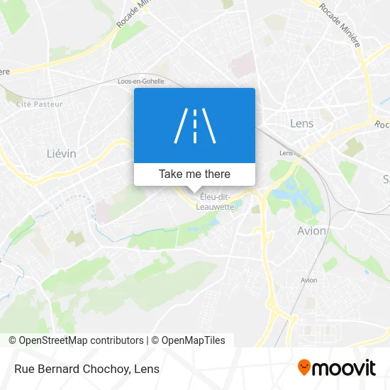 Mapa Rue Bernard Chochoy