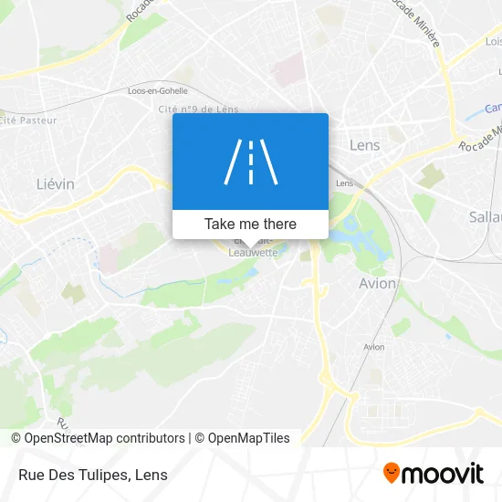 Rue Des Tulipes map