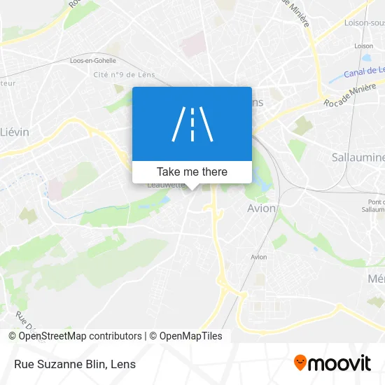 Rue Suzanne Blin map