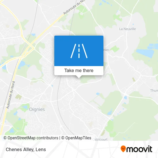 Allée Des Chênes map