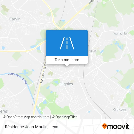 Résidence Jean Moulin map