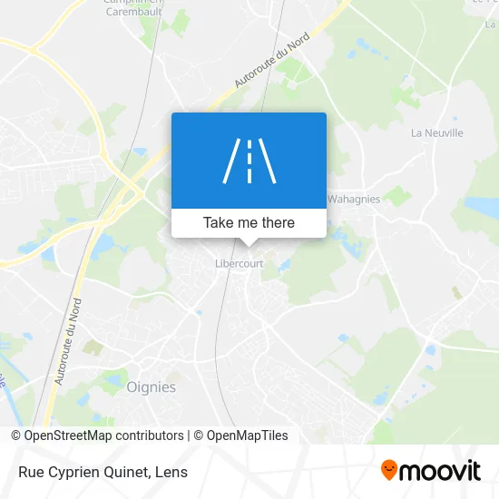 Rue Cyprien Quinet map