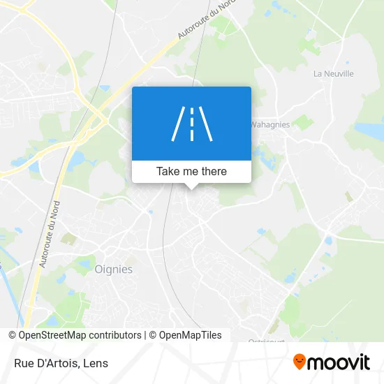 Rue D'Artois map