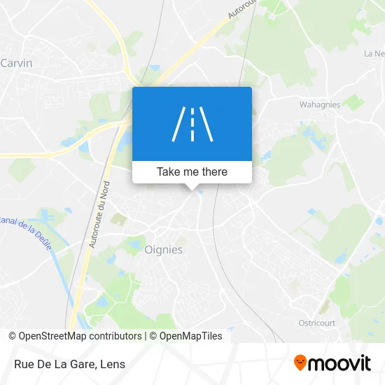 Rue De La Gare map