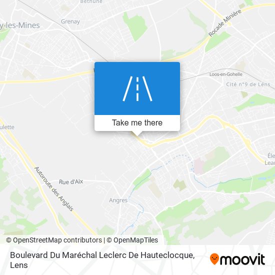 Mapa Boulevard Du Maréchal Leclerc De Hauteclocque
