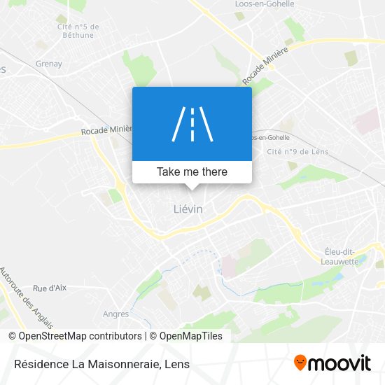Résidence La Maisonneraie map