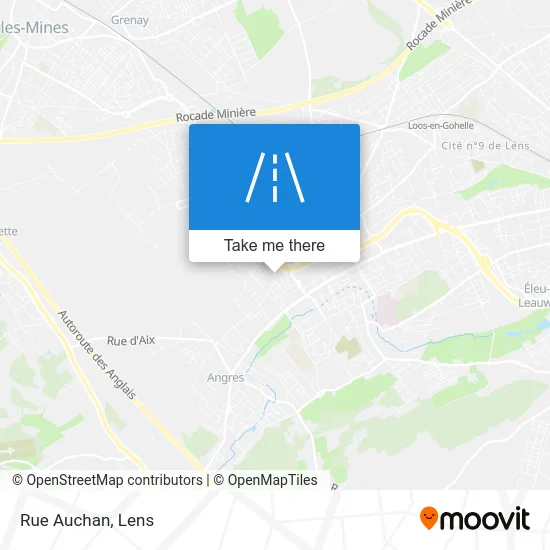 Rue Auchan map