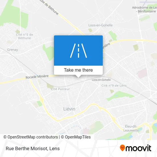 Rue Berthe Morisot map