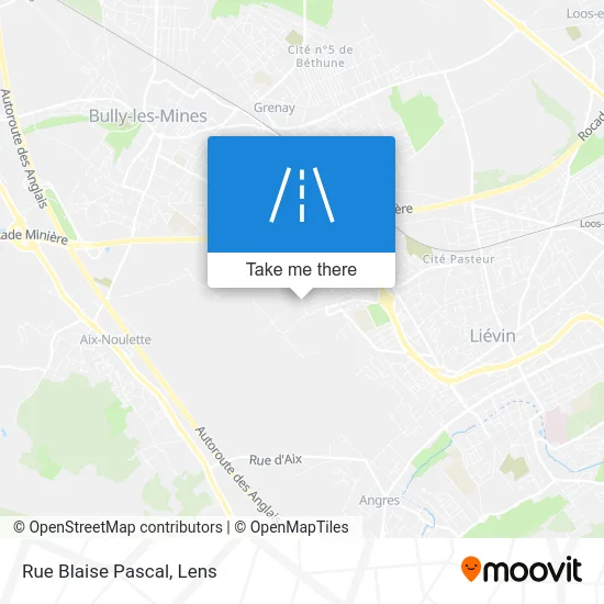 Mapa Rue Blaise Pascal