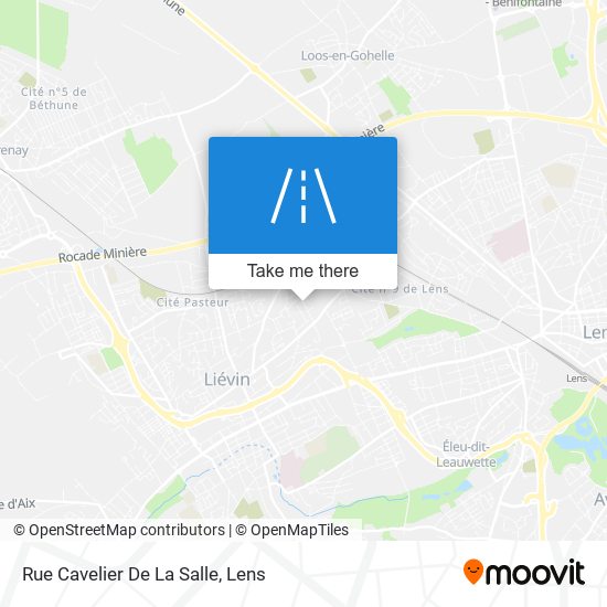 Mapa Rue Cavelier De La Salle