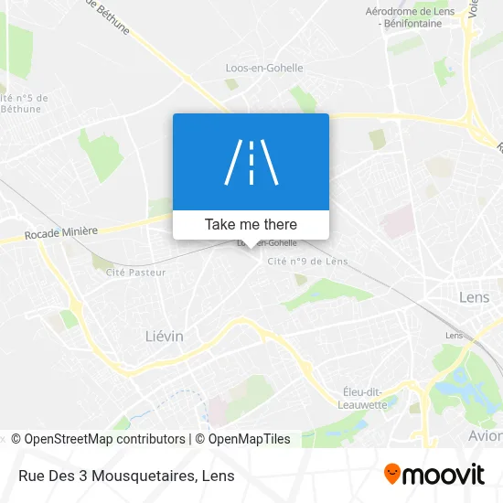 Rue Des 3 Mousquetaires map
