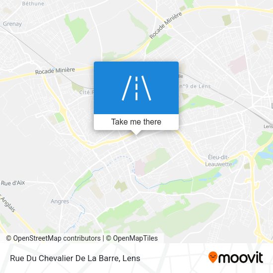 Rue Du Chevalier De La Barre map