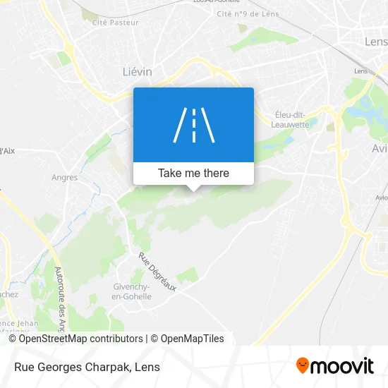 Mapa Rue Georges Charpak