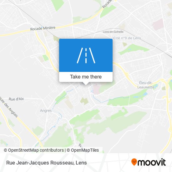 Mapa Rue Jean-Jacques Rousseau