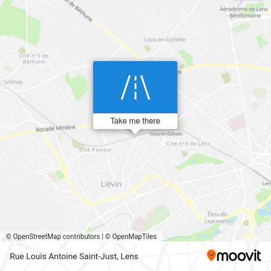 Rue Louis Antoine Saint-Just map