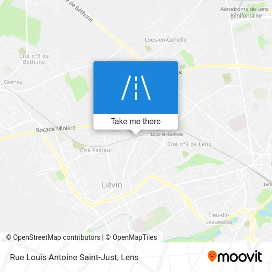 Rue Louis Antoine Saint-Just map