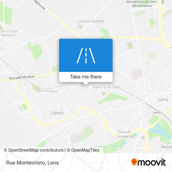 Mapa Rue Montecristo