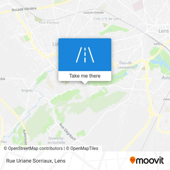 Rue Uriane Sorriaux map