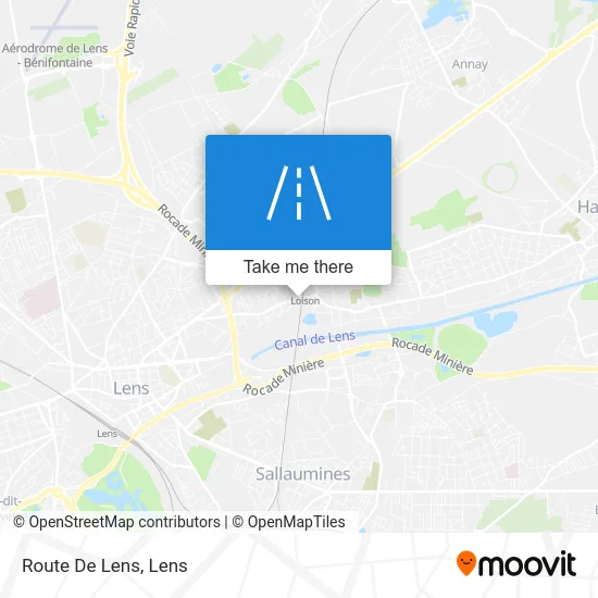 Route De Lens map